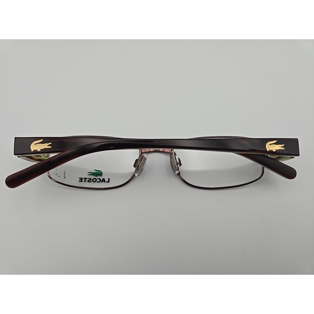 LACOSTE LA12237 BR Brown Green Eyeglasse (Frames Only) 49+ 18-135mm - Picture 6 of 6